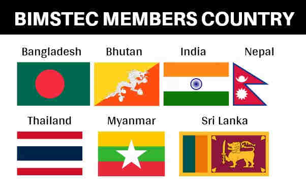 BIMSTEC सदस्य देश