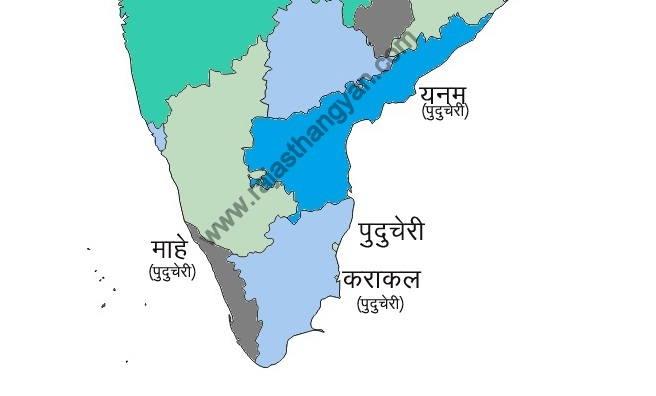 india puduchari map